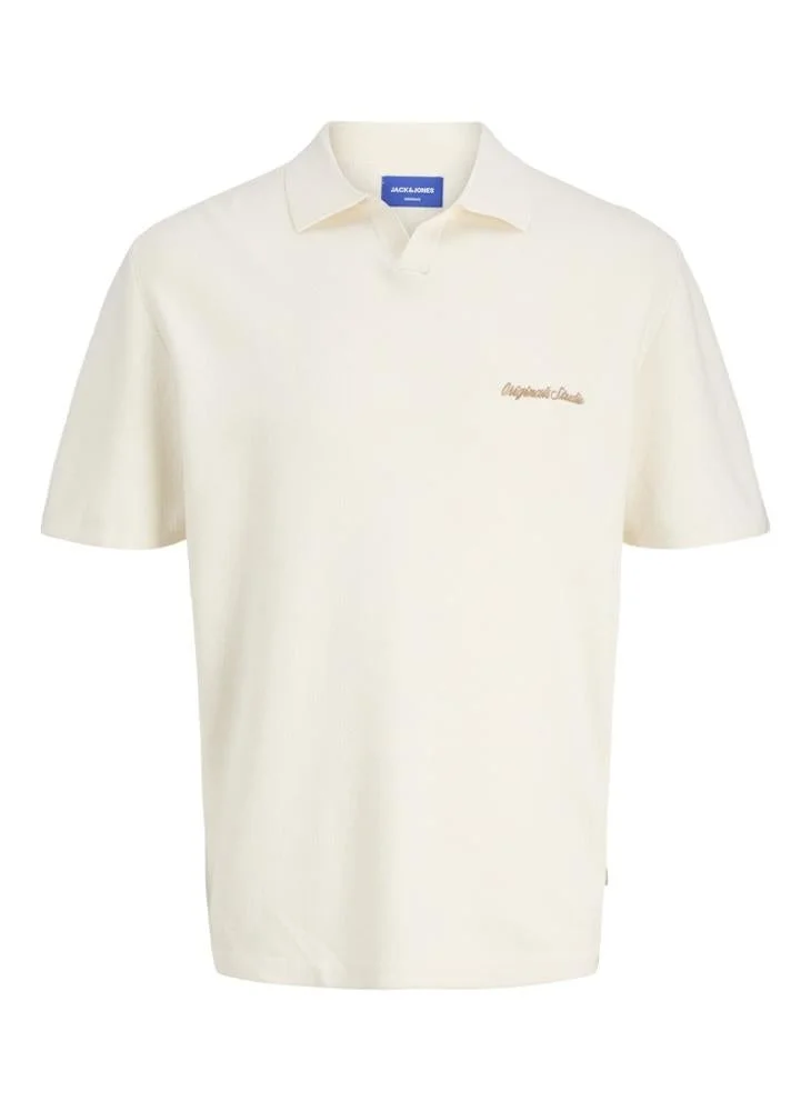 JACK & JONES Sea Salt Logo Polo for Men | Best Price UAE