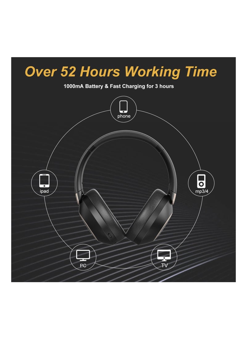 Generic Noise Canceling Headphones, Wireless Headphones, Bluetooth 5.3 , USB-C Fast Charging, ANC Headphones for TV, PC, Phone  - Image 3