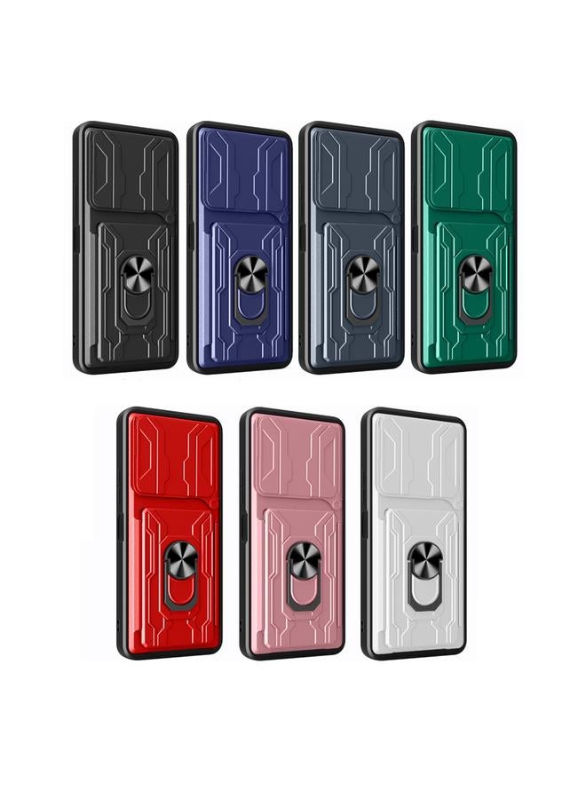 S-TOP Case For Realme C61 / C63 Sliding Camshield TPU+PC Phone Case with Card Slot - Image 2
