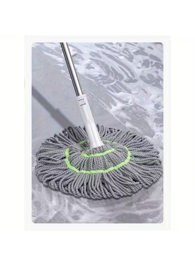 جولدن أروز مساحة 2 في 1 ذاتية العصر لتنظيف وتجفيف الأرضيات - شرشوبة تنظيف السيراميك - شرشوبه عصر ذاتي - شرشوبه دواره ميكروفايبر - شرشوبة مسح الارضيات مساحة دائرية دوارة 360 درجة لتنظيف الجدران، مساحة موب ذاتية العصر لتنظيف الأرضيات - Image 1