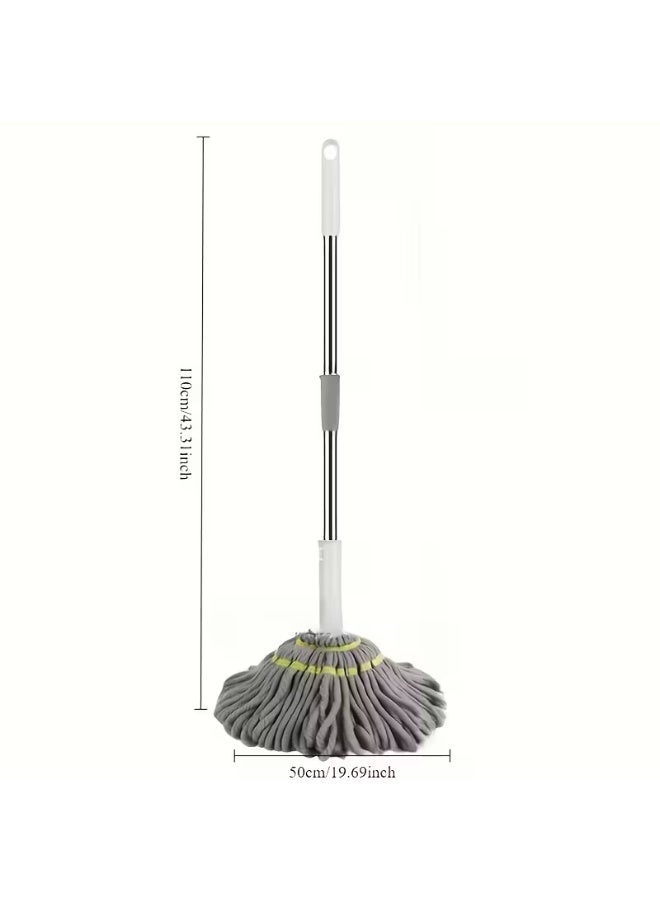 جولدن أروز مساحة 2 في 1 ذاتية العصر لتنظيف وتجفيف الأرضيات - شرشوبة تنظيف السيراميك - شرشوبه عصر ذاتي - شرشوبه دواره ميكروفايبر - شرشوبة مسح الارضيات مساحة دائرية دوارة 360 درجة لتنظيف الجدران، مساحة موب ذاتية العصر لتنظيف الأرضيات - Image 2