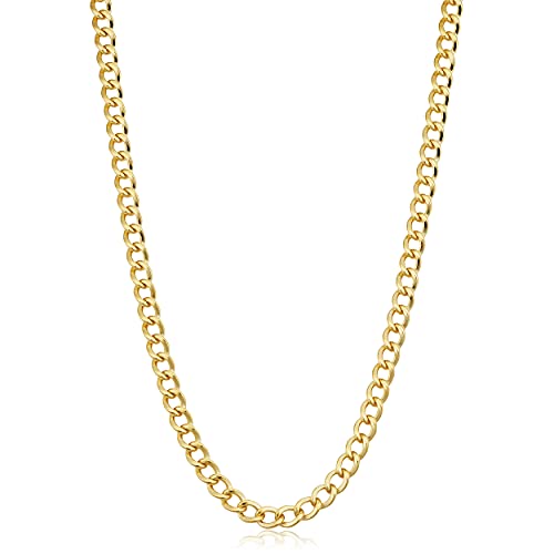 Kooljewelry سلسلة كول جيويلري للبالغين غير محددة الجنس - سلسلة قلادة من الذهب عيار 14 قيراط مملوءة بالذهب - Image 1
