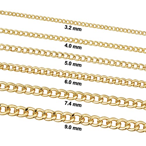 Kooljewelry سلسلة كول جيويلري للبالغين غير محددة الجنس - سلسلة قلادة من الذهب عيار 14 قيراط مملوءة بالذهب - Image 2