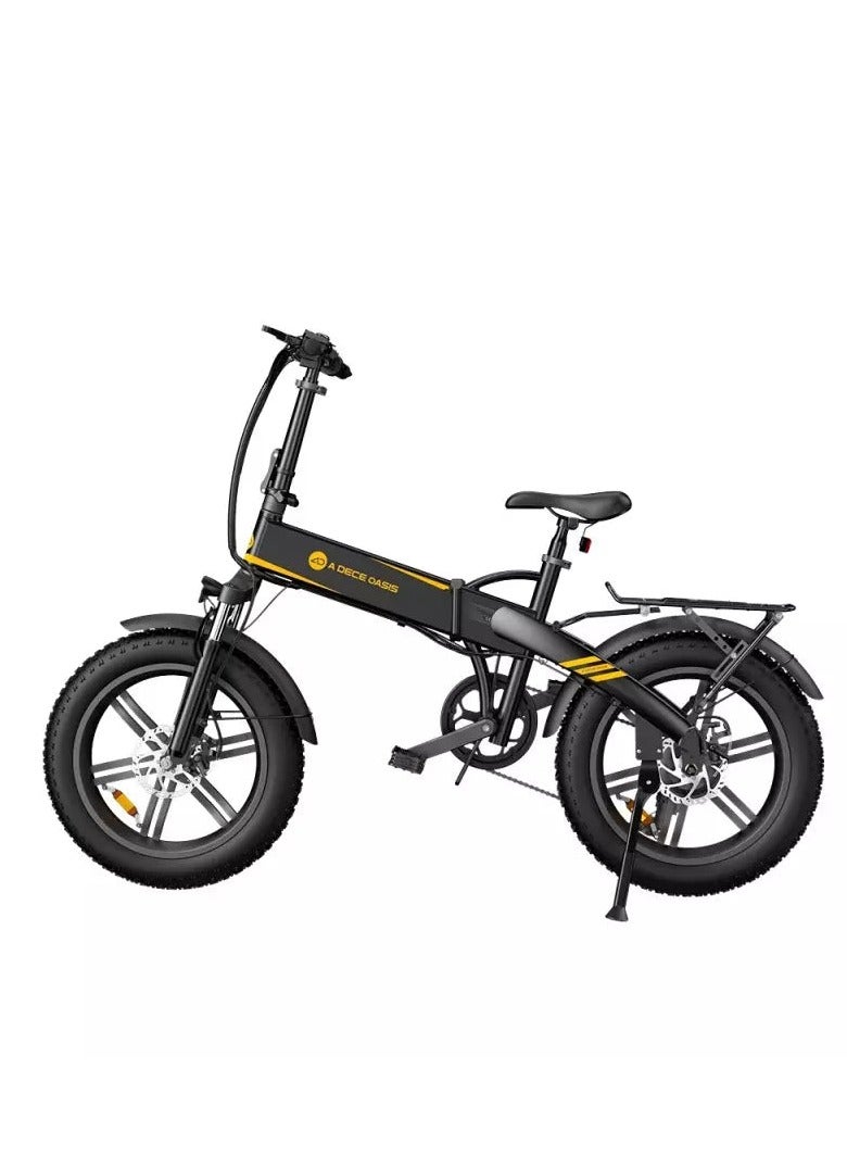 كروني دراجة جبلية كهربائية A20f 500 واط، بطارية 36 فولت/14.5 أمبير/ساعة، مدى 50-70 كم، أقصى سرعة 20-30 كم/ساعة، إطارات للطرق الوعرة، تعليق أمامي، نظام تحكم مزدوج الوضع، فرامل قرصية، شاشة LCD، منفذ شحن USB، سعة وزن 120 كجم، إطار من سبائك الألومنيوم، دراجة إلكترونية قابلة للطي من 3 أجزاء للبالغين، دراجة إلكترونية للتنقل، خفيفة الوزن ومتينة، وقت شحن سريع 5-6 ساعات، مثالية للاستخدام في جميع التضاريس، دراجة كهربائية عالية الأداء للمغامرات الحضرية والوعرة. - Image 1