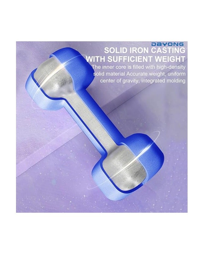 في سبورت دمبل حديد مطلي بالفينيل بوزن 3 كجم ، مجموعه من قطعتين ، من في سبورت - Image 4