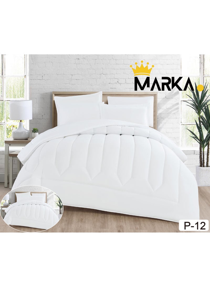 ماركه  طقم لحاف مفرش سرير نفرين فندقي ذو طابع وجهين ليضيف الجمال الى ديكور غرفتك - Image 1