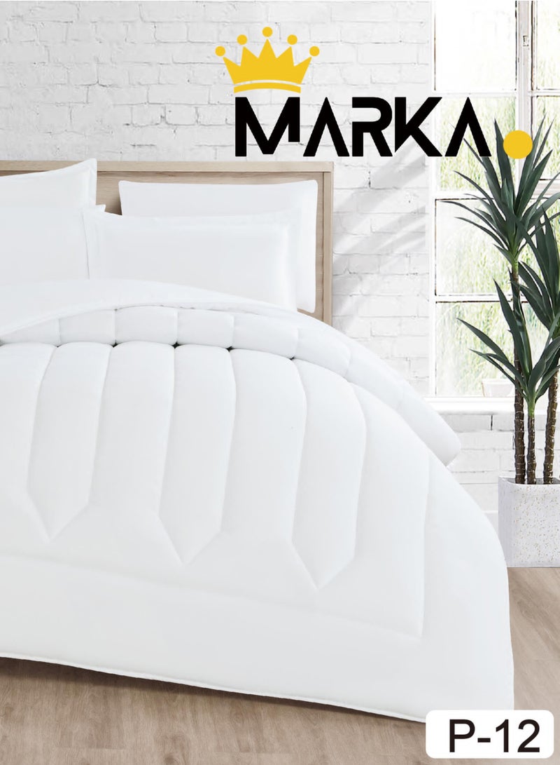 ماركه  طقم لحاف مفرش سرير نفرين فندقي ذو طابع وجهين ليضيف الجمال الى ديكور غرفتك - Image 3