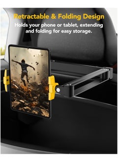 Remson Remson On The Go Extendable Headrest Car Tablet Holder Flexible Adjustable Universal 360° Rotation Compatible for iPad Pro, Galaxy Tab, 4-12.9 Inches Phone and Tablet  - Image 3