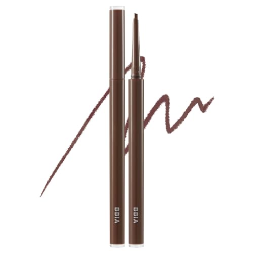BBI@ BBIA BBIA Last Auto Gel Eyeliner SLIM 5 Colors UltraFine Waterproof Mechanical Gel Eye Liner Pencil SmudgeProof Easy Drawing Smooth Gliding Texture Vegan Korean Eye Makeup S4 CHOCOLAT BONBON SLIM R - Image 1