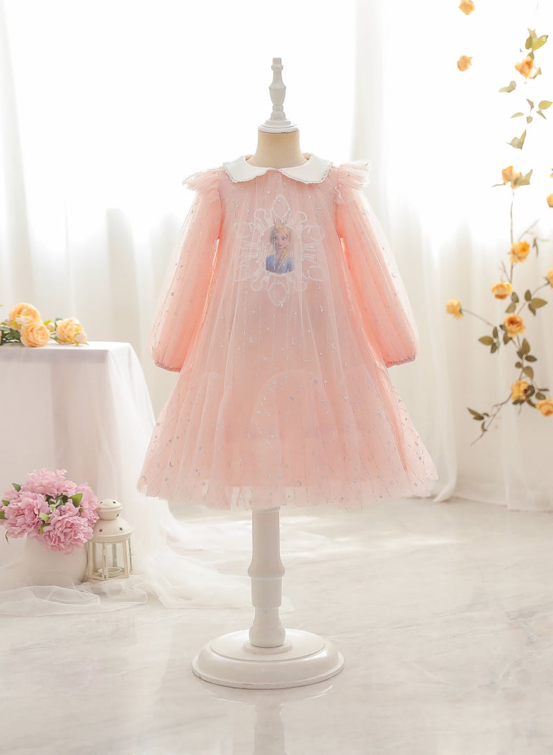 Loquat Fairy Princess Themed Party Dress Pink  - Image 1