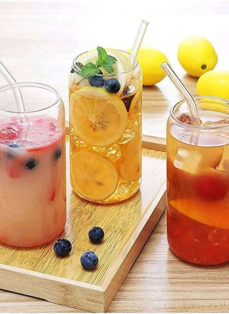 Generic - Heat-Resistant Glass Mug with Wooden Lid – Perfect for Tea, Coffee, and Cola - Image 1