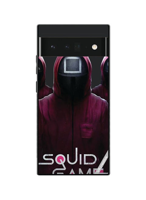 Protective Case Cover For Google Pixel 6 Pro Squid Game Design Multicolour