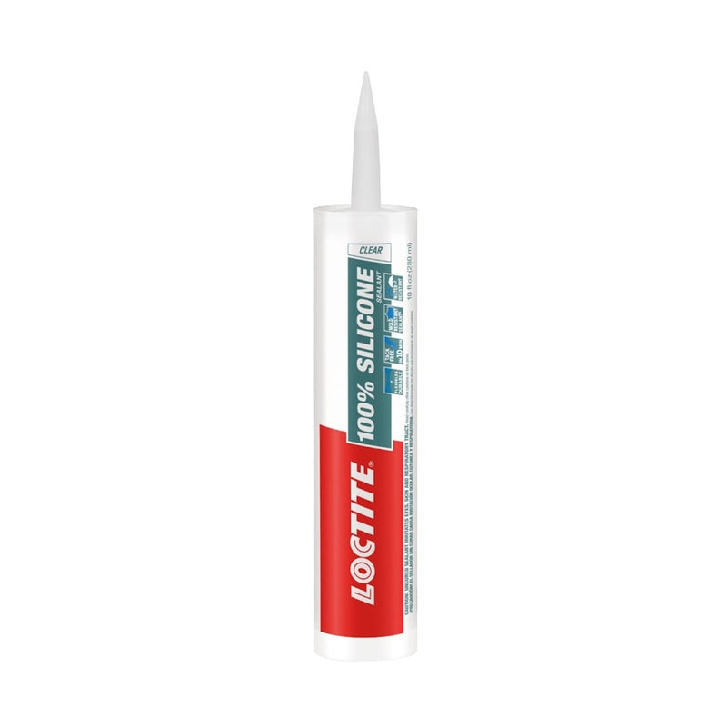 Loctite 100% silicone sealant(Clear),fast dries in 10mins, waterproof in 2hrs, No Shrinkage,tiles waterproofing, bathroom, kitchen, outdoor, filling cracks, for glass, ceramics, aluminum, steel, 260ml - Image 5