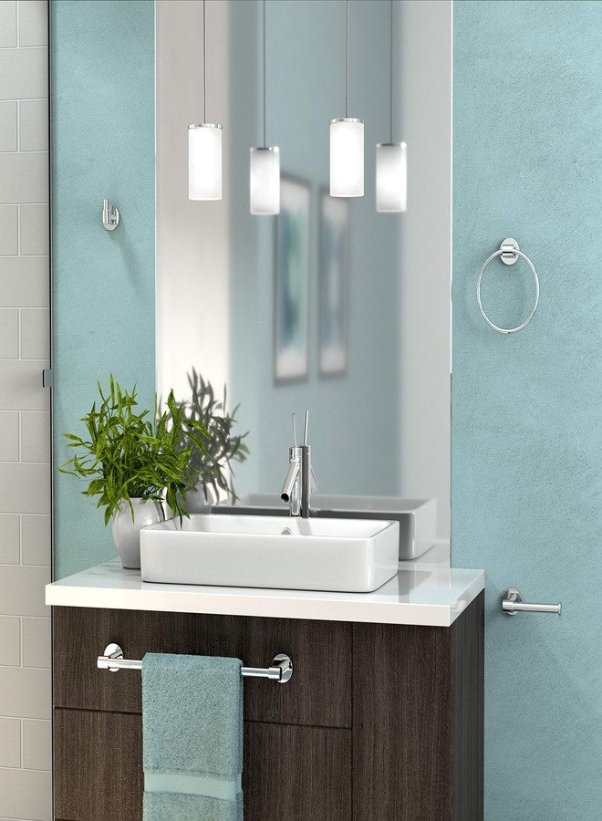 Gatco 4663 Reveal Euro Toilet Paper Holder, Chrome | Wall Mounted 7.13" W Euro Style Toilet Tissue Holder for Bathroom - Image 3