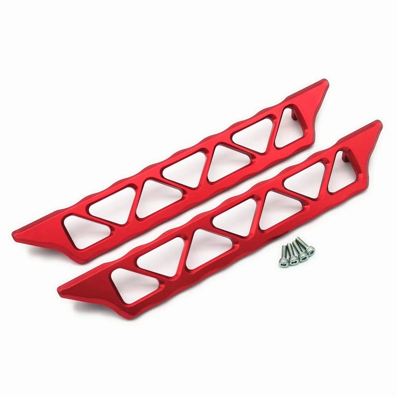 EPTNNASO Aluminum Side Trail Bar Chassis Nerf Bars 1PR Red for Traxxas XMaxx XMAXX 7723 - Image 3