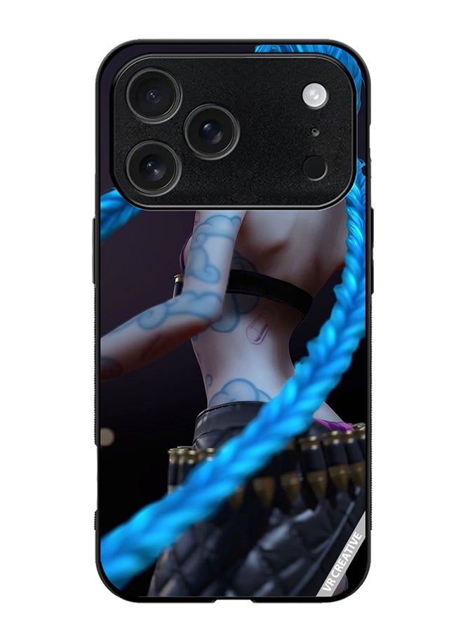 Protective Case Cover For Apple iPhone 17 Pro Max Jinx League Of Legends Design Multicolour