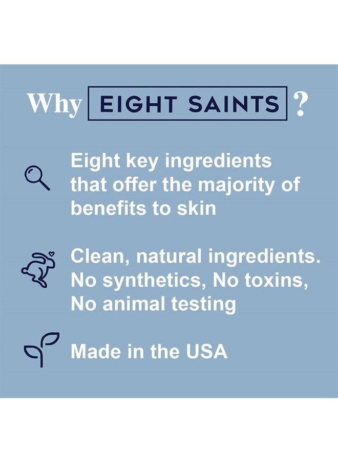 Eight Saints - Vitamin C Serum For Face, Anti Aging Face Serum, Hyaluronic Acid, Vitamin E, Organic Aloe Vera and Jojoba Oil, Hydrating & Brightening Serum for Dark Spots, Fine Lines and Wrinkles, 1 oz - Image 1