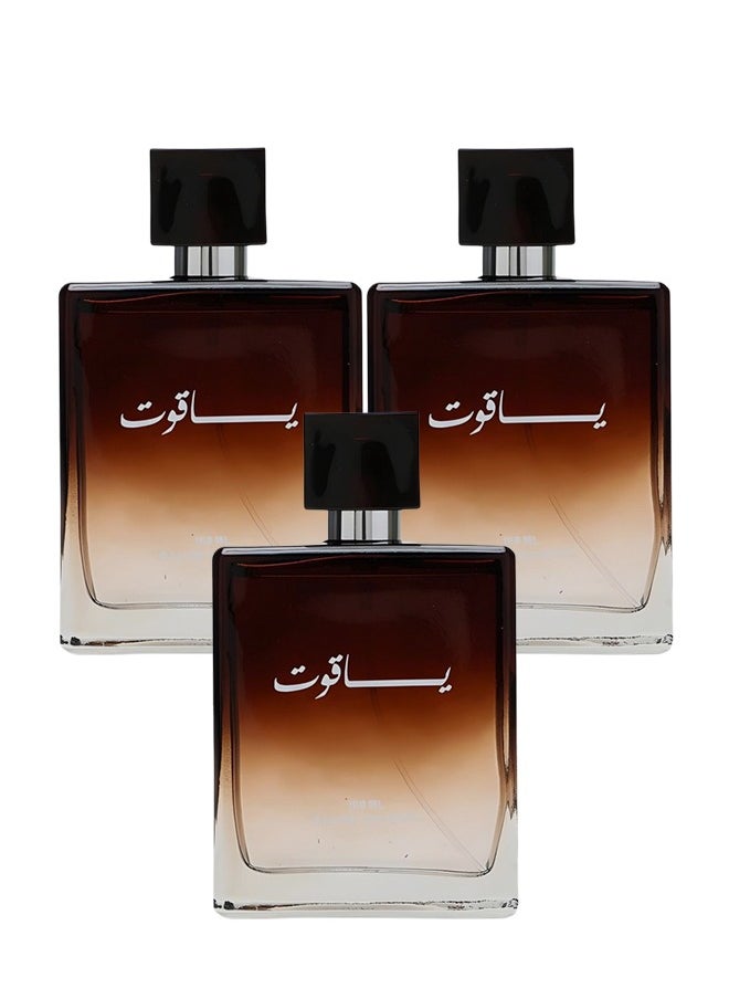 Yaqoot - 3 Pieces Yaqoot Perfume For Unisex 100ml EDT - Image 1