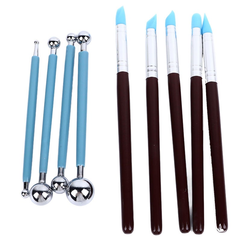 38 Pcs Complete Sculpting Carving and Dotting Tools Kit with Storage Bag for Artists and Hobbyists - Image 4
