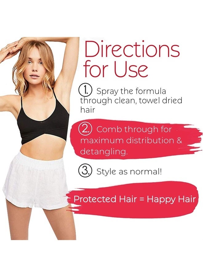 BOLD UNIQ Coconut Heat Protectant Spray For Hair – Flat Iron Thermal Heat Protection Up To 450ºF – Protector Spray For All Hair Types – Heat Defense Leave in Treatment - Prevents Frizz & Split Ends – 8.45fl.oz - Image 4