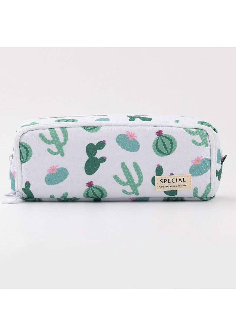 SPECIAL Large Capacity Pencil Case 3 Compartment Pouch Pen Bag for School Teen Girl Boy Men Women, Black, Lightweight,travel