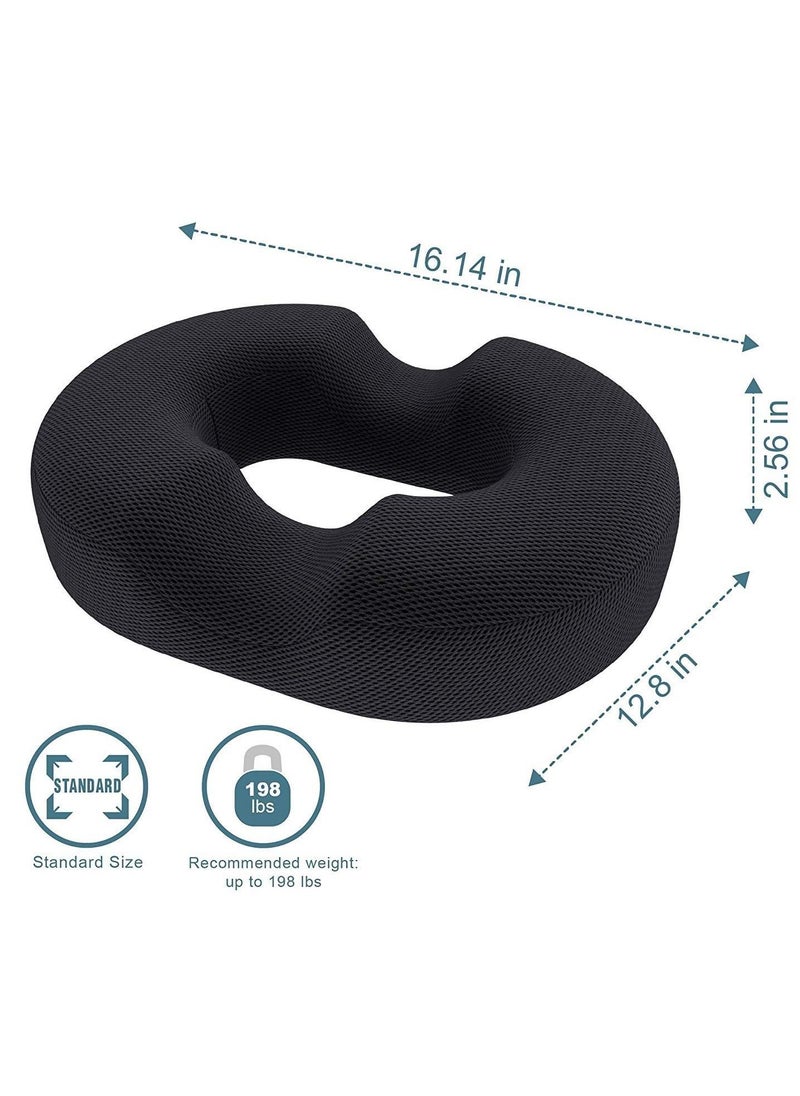 Zchiko - Zchiko Premium Soft Memory Foam Donut Pillow with Cooling Gel to Relieve pains from piles - Image 1