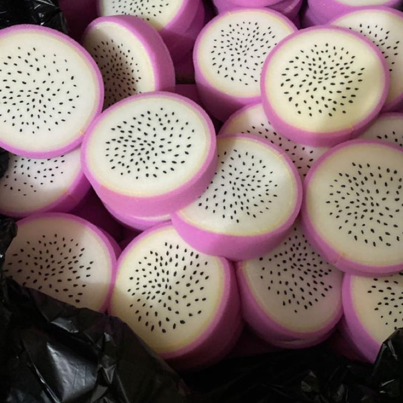 Fruit Shaped Bath Sponges 4 Pack Soft Body Scrubbers For Gentle Exfoliating And Shower - Image 4