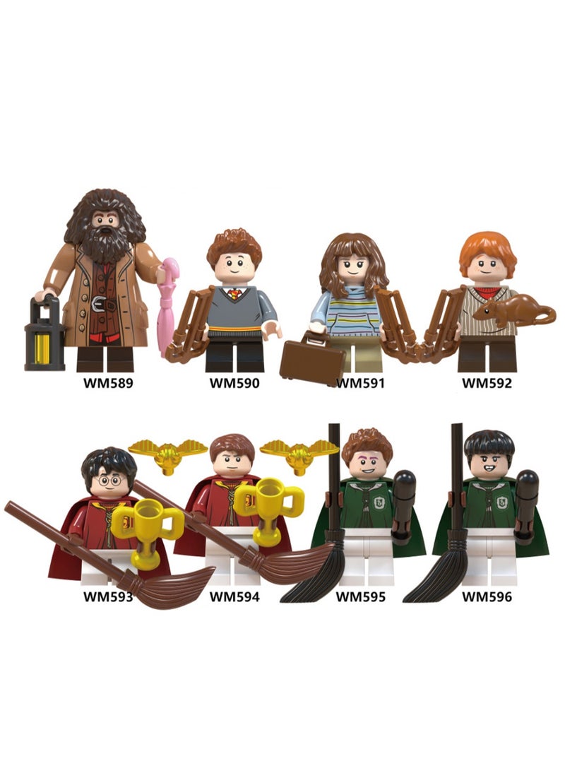 8-Piece Harry Potter Series Building Blocks Minifigures Toys Suitable For Boys Gifts Bag Pack - Image 1