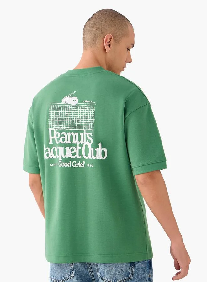 SP Characters Peanuts Print T-shirt