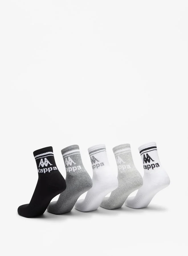 كابا جوارب نسائية بطبعة شعار، طول الكاحل، مجموعة من  قطع