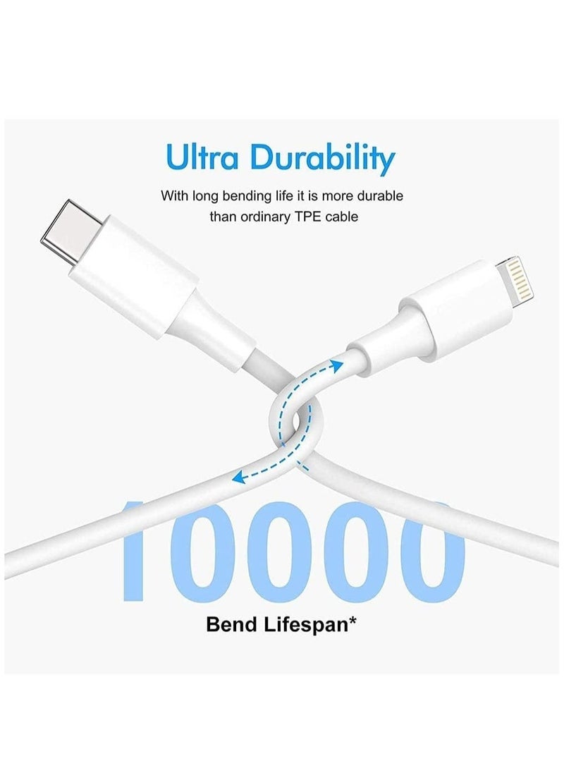 محول طاقة USB-C أصلي بقوة 35 واط – لجهاز iPhone 14، 13، 12، 11 Pro Max، 14 Plus، XS، XR، XS Max، iPad Pro، MacBook – شاحن حائط مزدوج منفذ Type C PD للشحن السريع، مقبس المملكة المتحدة - Image 3