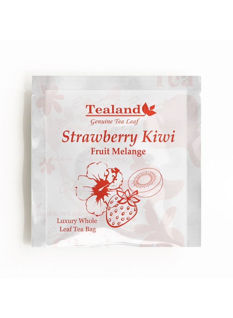 Tealand 15 Sachet Box Strawberry Kiwi  Malty & Rich 100% Natural Ingredients Antioxidants Rich Helps Destress - Soothing & Calming Tisane - Image 2
