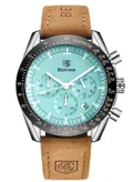 BENYAR BY BENYAR Watch for Men Analog Quartz Chronograph Waterproof Luminous Designer Mens Wrist Watches Business Work Sport Casual Dress Watch with Silicone Strap Elegant Gifts for Men