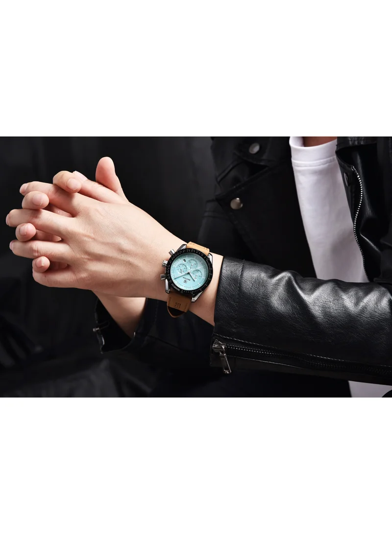 BENYAR BY BENYAR Watch for Men Analog Quartz Chronograph Waterproof Luminous Designer Mens Wrist Watches Business Work Sport Casual Dress Watch with Silicone Strap Elegant Gifts for Men