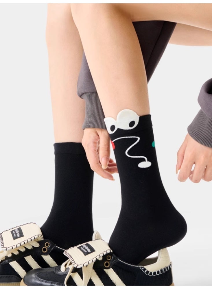 جوارب النساء جوارب متوسطة الارتفاع جوارب عديمة العظام حفل الفاكهة ★  صناديق الهدايا الإبداعية - Image 3