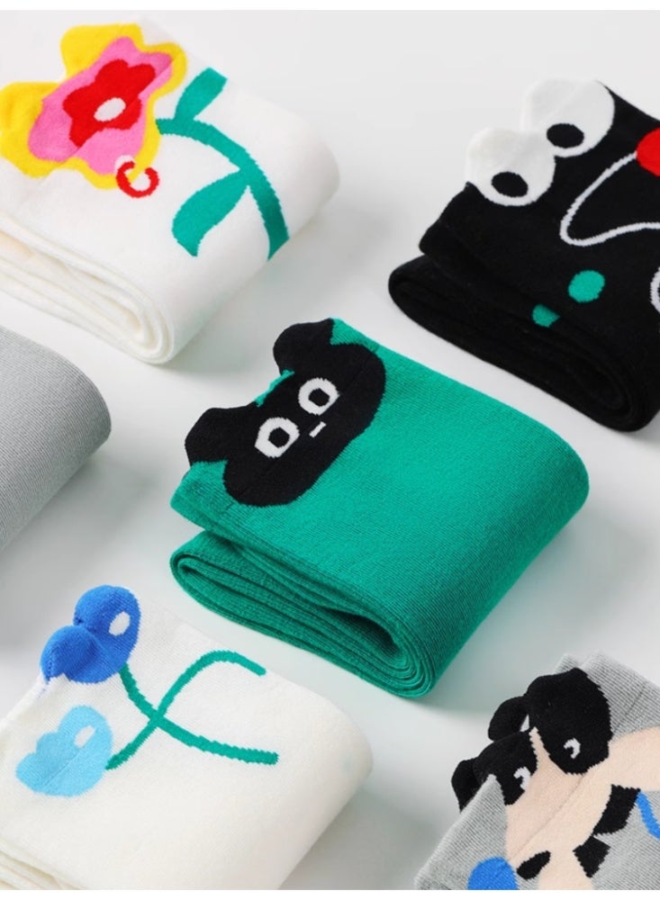 جوارب النساء جوارب متوسطة الارتفاع جوارب عديمة العظام حفل الفاكهة ★  صناديق الهدايا الإبداعية - Image 5