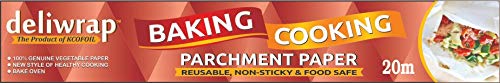 Kcofoil 20m Deliwrap Parchment Paper for Baking White Pack of 1