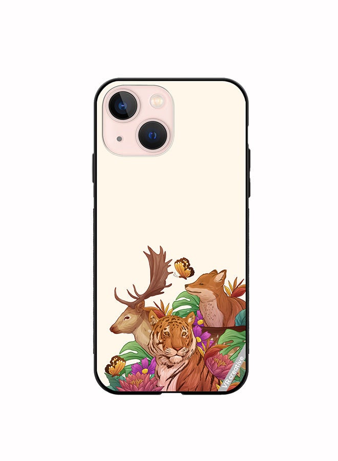 VR CREATIVE Protective Case Cover For Apple iPhone 14 Wild Animals Design Multicolour - Image 1