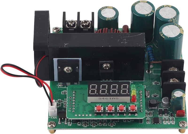 900W DC High Precision Digital Boost Converter Voltage Step Up Power Module with LCD Display Adjustable 8 60V to 10 120V for DIY Electronics Solar System Power Supply - Image 1