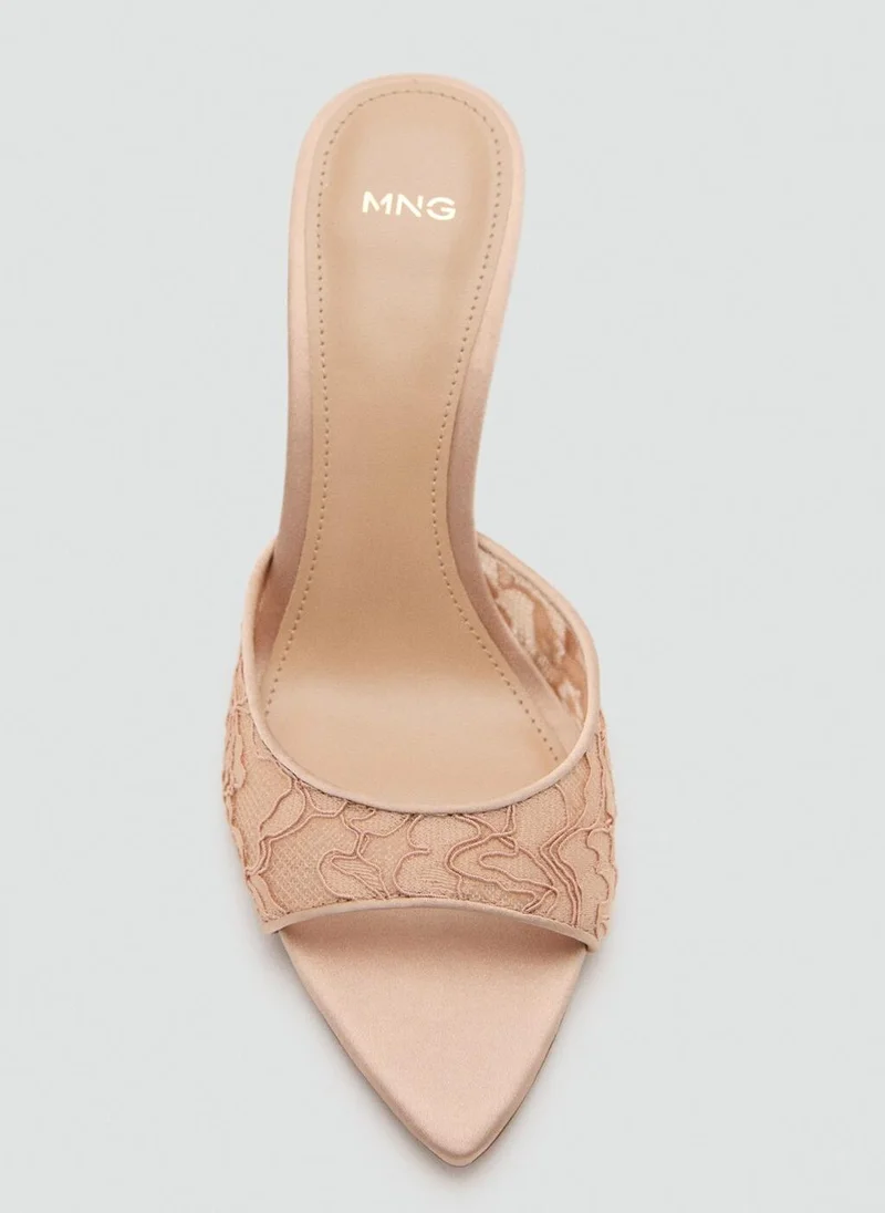 MANGO  Lace Heeled Sandals for Women | Best Price UAE
