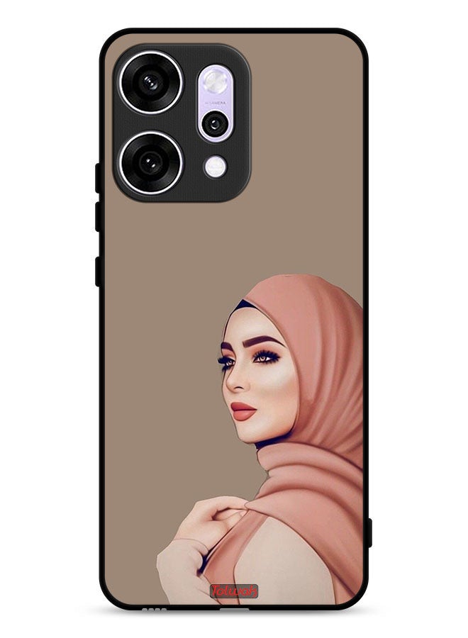 Tolwak Oppo Reno14 Protective Case Cover Beautiful Hijab Girl