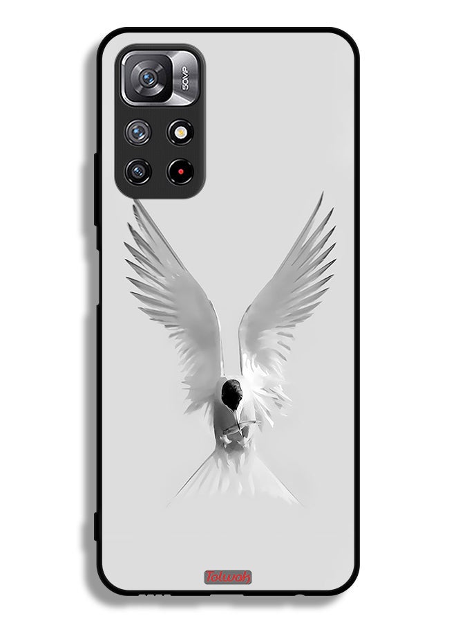 Tolwak Xiaomi Redmi Note 11 4G Protective Case Cover Wings - Image 2