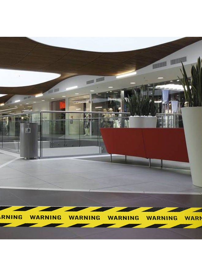 NIBEMINENT Hazard Barrier Safety Caution Tape Yellow/Black - Image 2