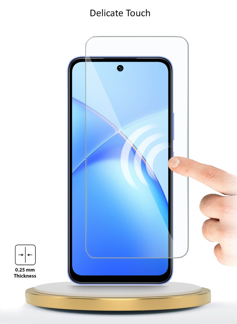 Wtech Infinix Smart 10 HD 2025 WTech Premium Series Curved Edges 9H 2.5D Tempered Glass Screen Protector (MSG9CN) - Clear - Image 4