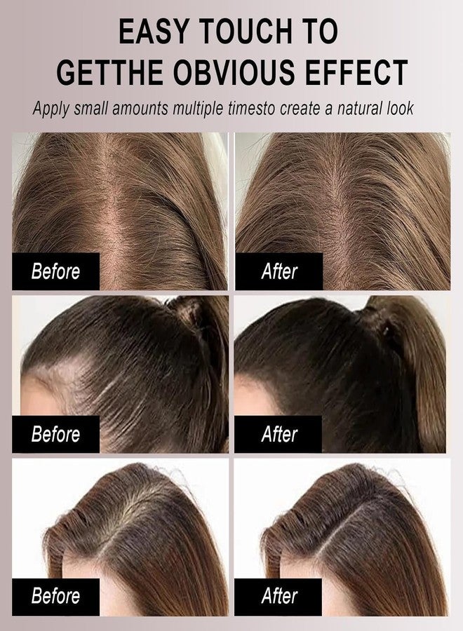 Dixoty Natural Hairline Powder, Hair Shading Sponge Pen, Shadow Stick, Quick Root Touch-Up Eyebrow Stamp Cover Up Black Root Touchup - Image 3