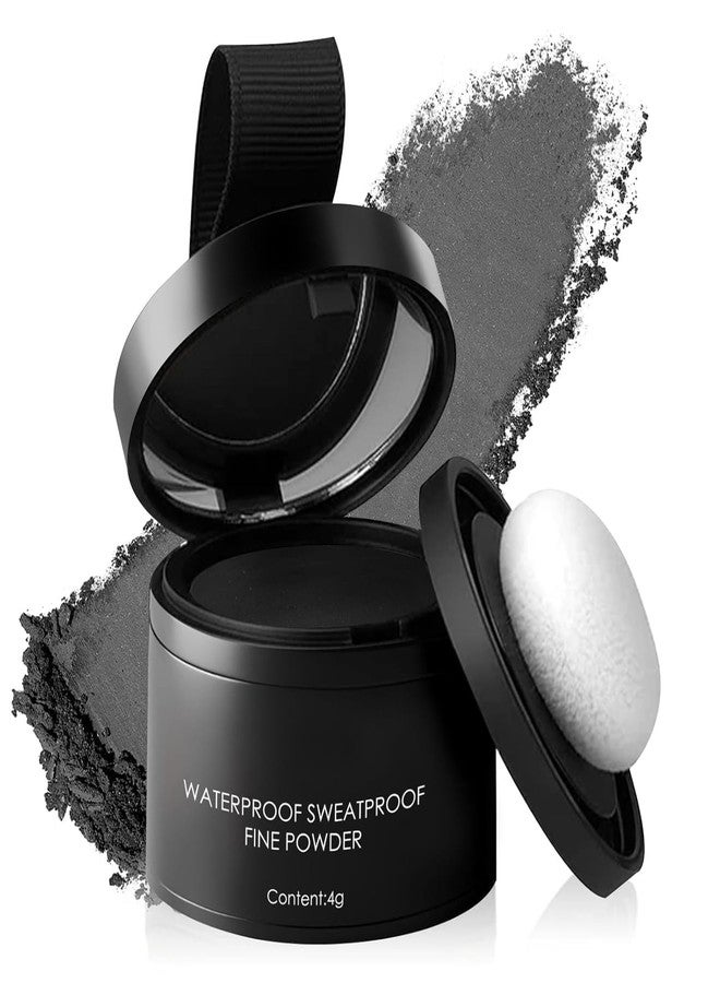 Dixoty Natural Hairline Powder, Hair Shading Sponge Pen, Shadow Stick, Quick Root Touch-Up Eyebrow Stamp Cover Up Black Root Touchup - Image 1