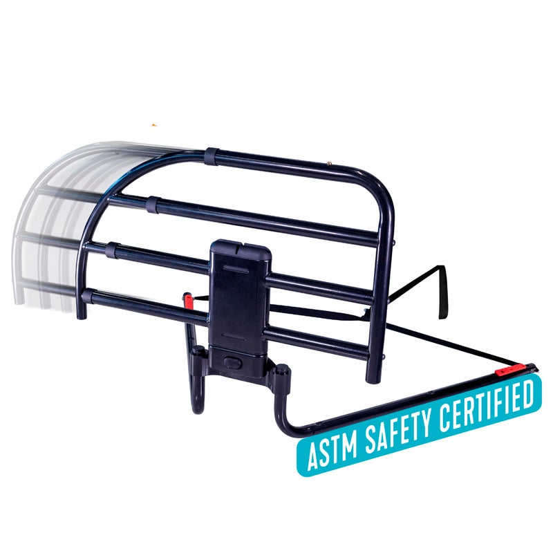 Able Life Comfortably Independent Able Life ClickNGo Extendable Bed Rail for Wood Adjustable Bed Frames Removable Bed Handle for Elderly Adults and Seniors Fits King Queen Full and Twin Beds ASTM Safety Approved Bedrail 