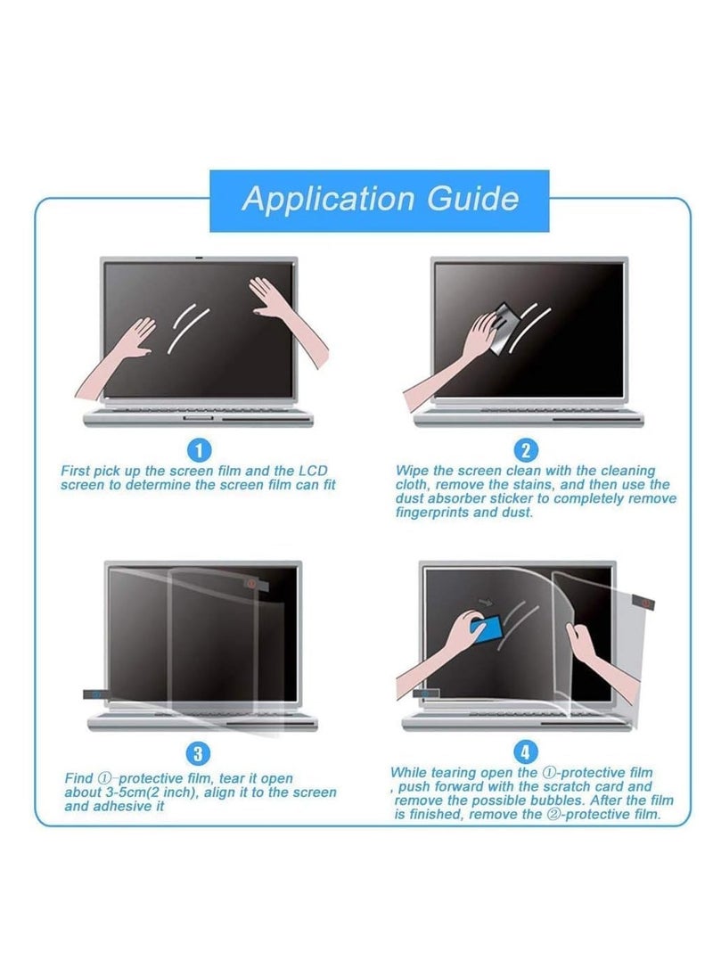 Generic Clear Screen Protector for MacBook Air 13-inch Model A1369 / A1466 (Mid 2009 to 2017)Anti Scratch LCD Display Protection Full Cover Film  - Image 3