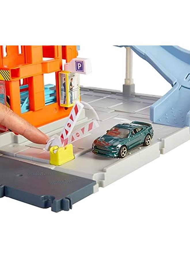 ماتش بوكس مجموعة ألعاب أكشن درايرز بارك آند بلاي جراج مع سيارة واحدة - Image 4