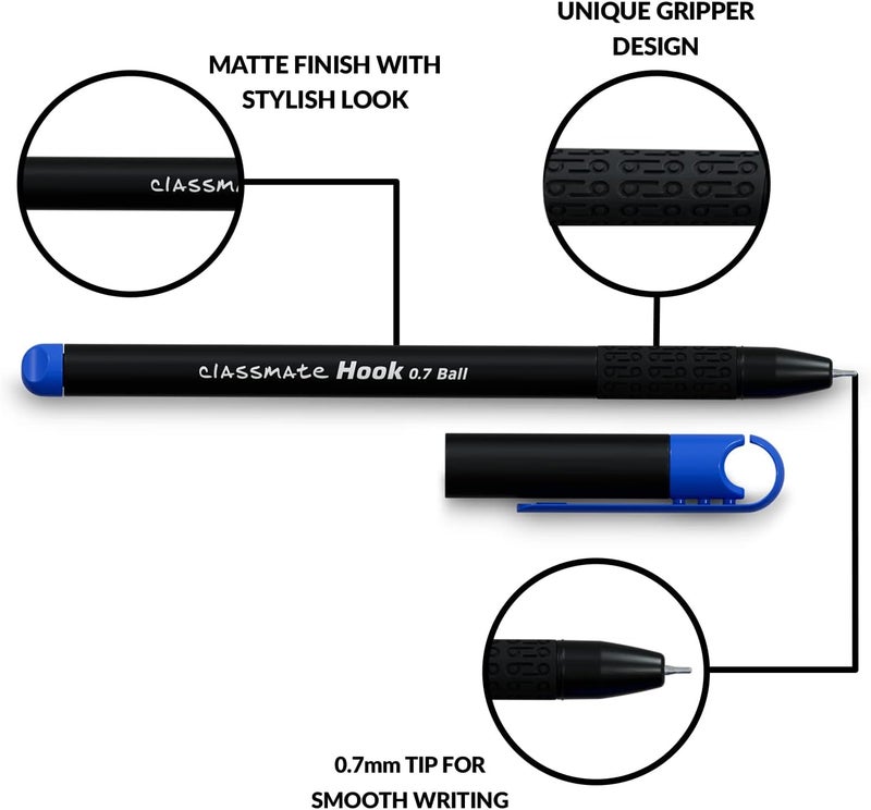 Classmate Hook Ball Pens - Pack of 25 - Image 3
